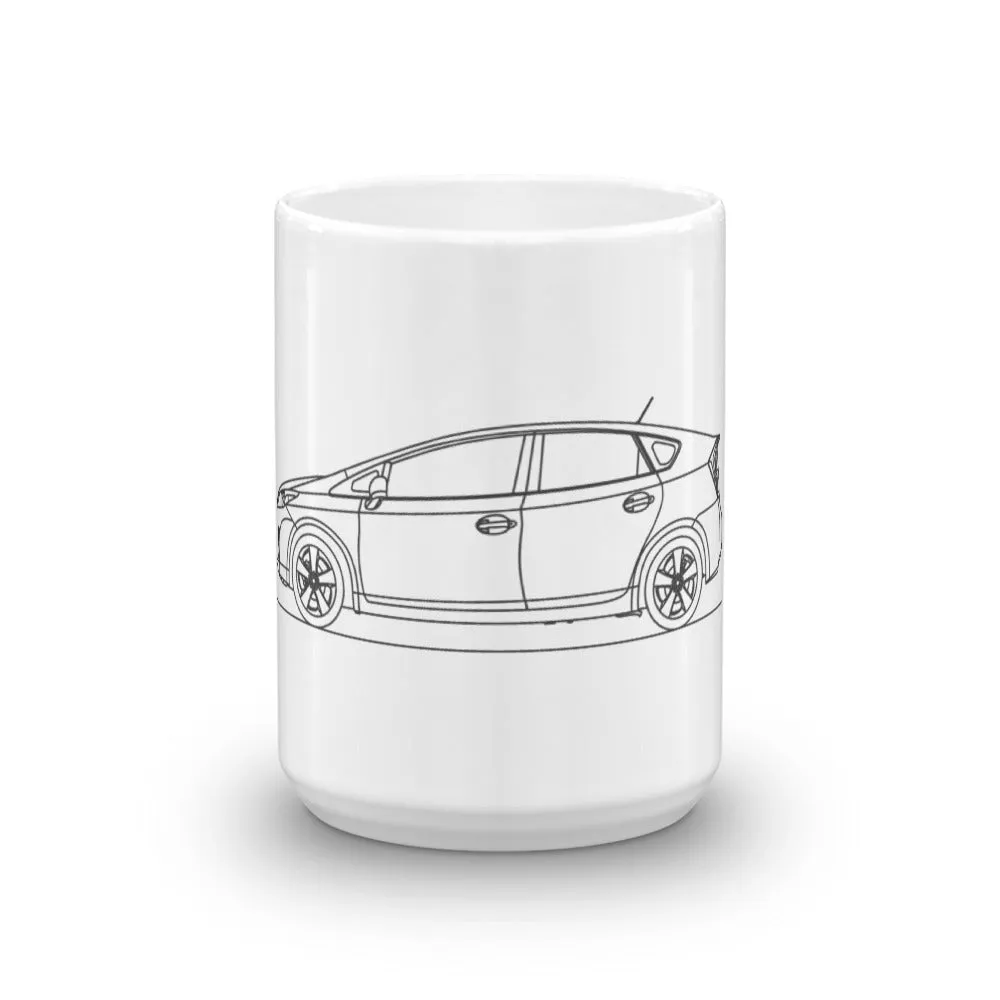 Toyota Prius XW30 Silhouette Mug