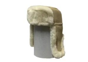 TRAPPER HAT - Hand Made Genuine sheepskin Ushanka hat
