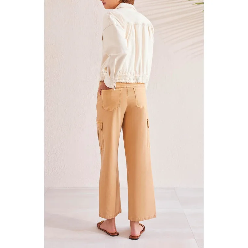 Tribal Brooke Hugging Wide Jeans w/ Cargo Pocket