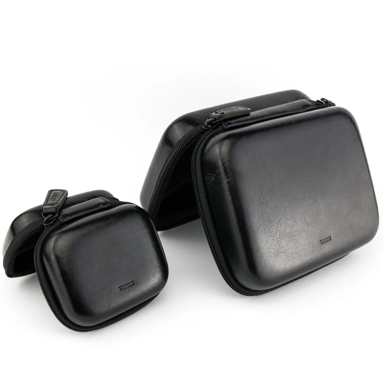 TROIKA Protective Organiser Cases with Zip ONPACK Black-Set of 2