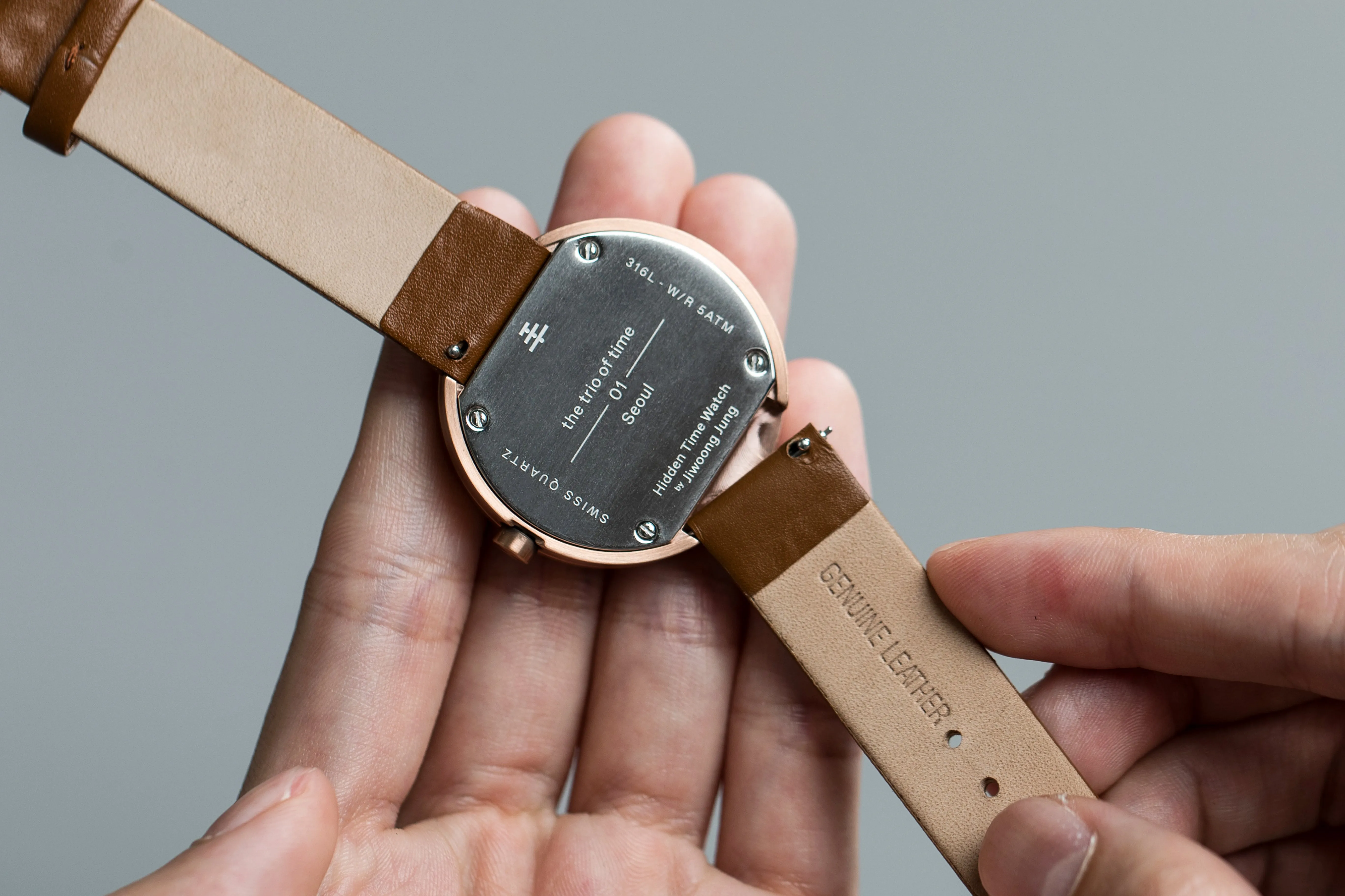 TTT - Hidden Time Watch - Coffee