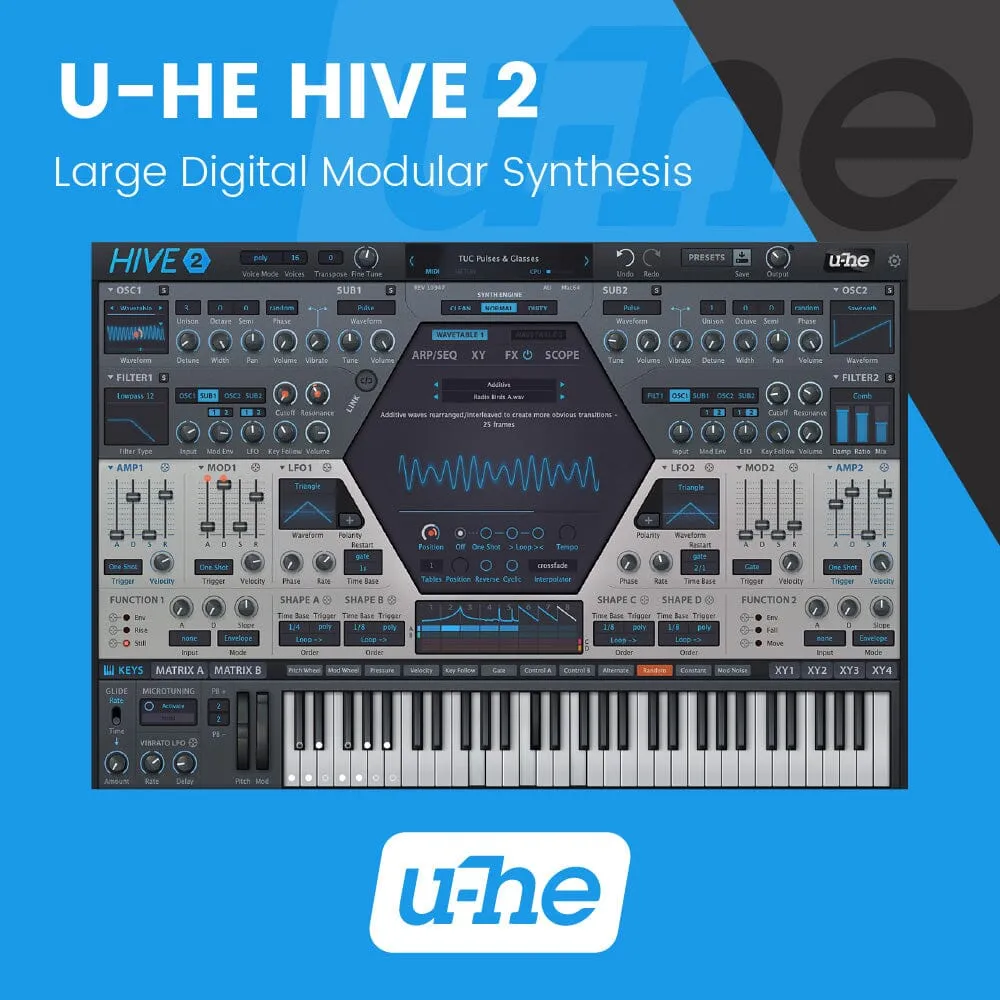 u-He Hive 2 - Super Fast Super Synth for Everyone