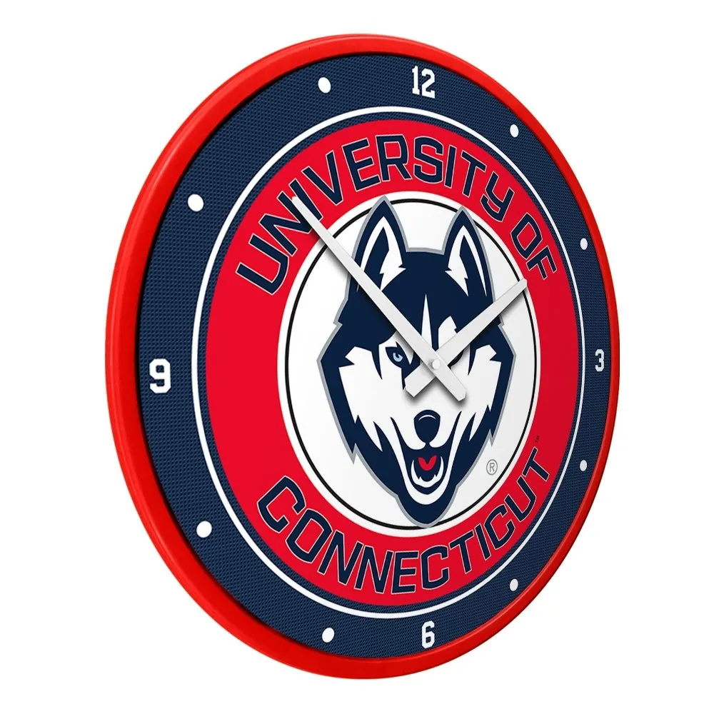 UConn Huskies: Modern Disc Wall Clock