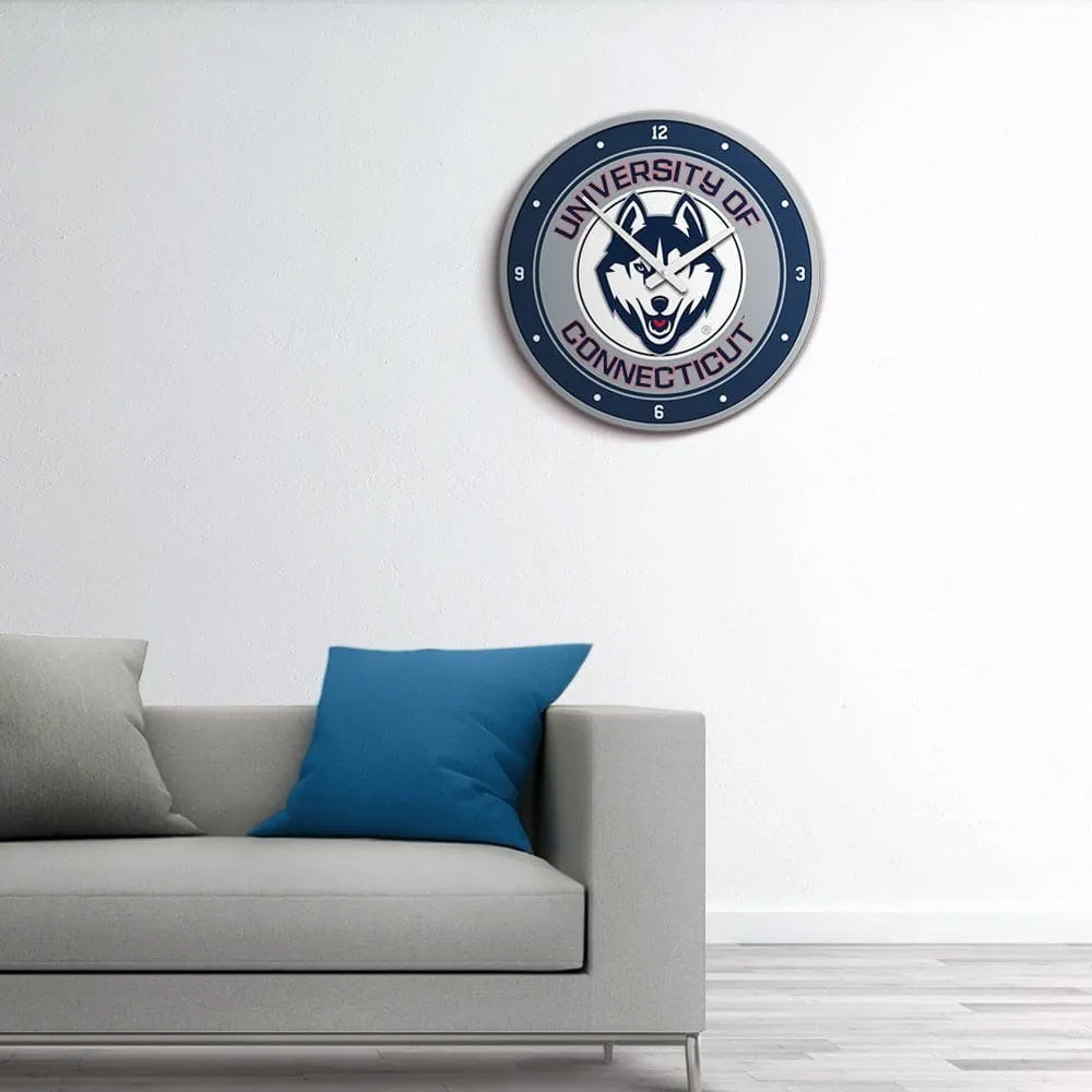 UConn Huskies: Modern Disc Wall Clock