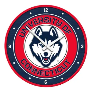 UConn Huskies: Modern Disc Wall Clock