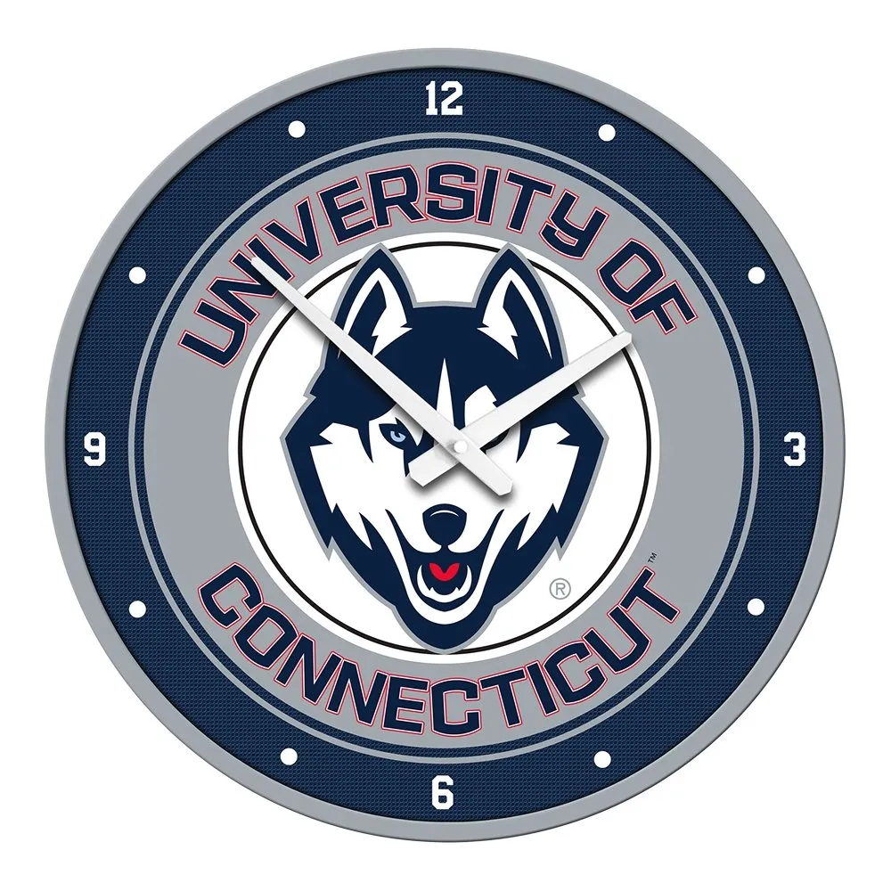 UConn Huskies: Modern Disc Wall Clock