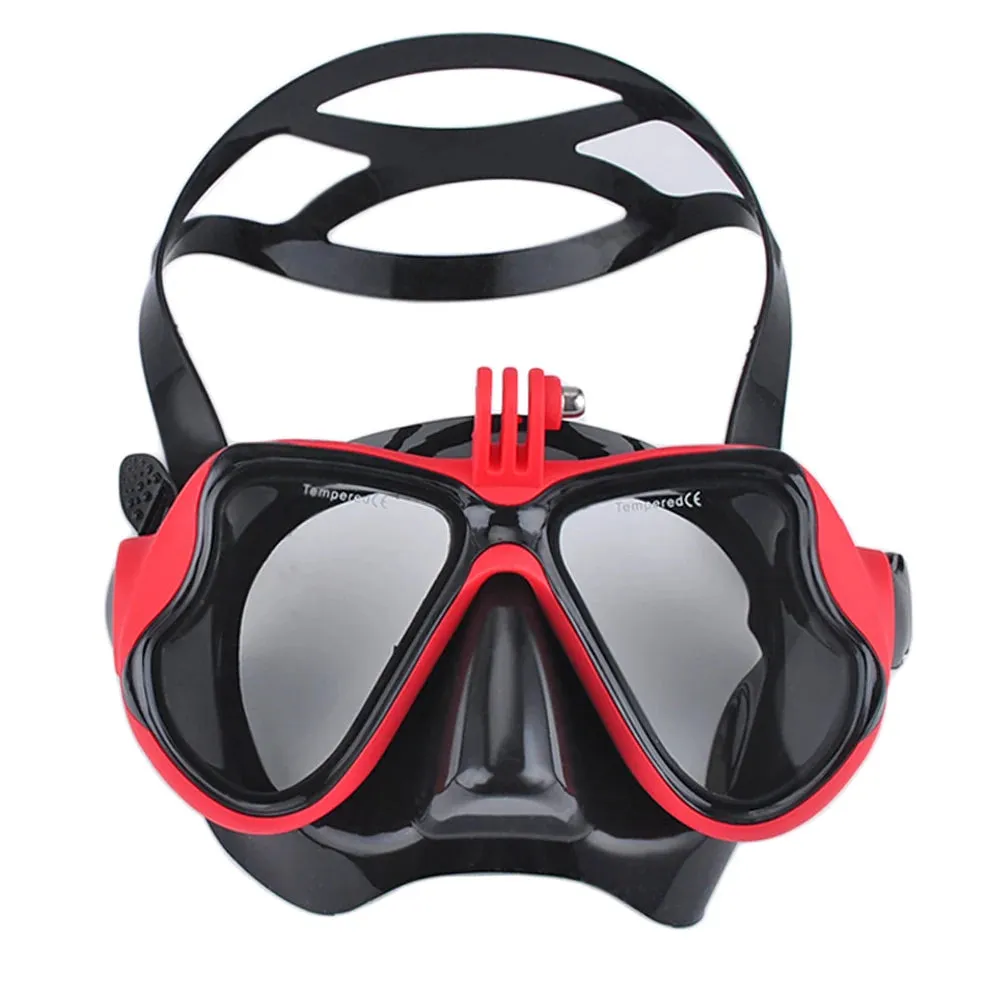 Underwater Diving Mask with GoPro Camera Holder