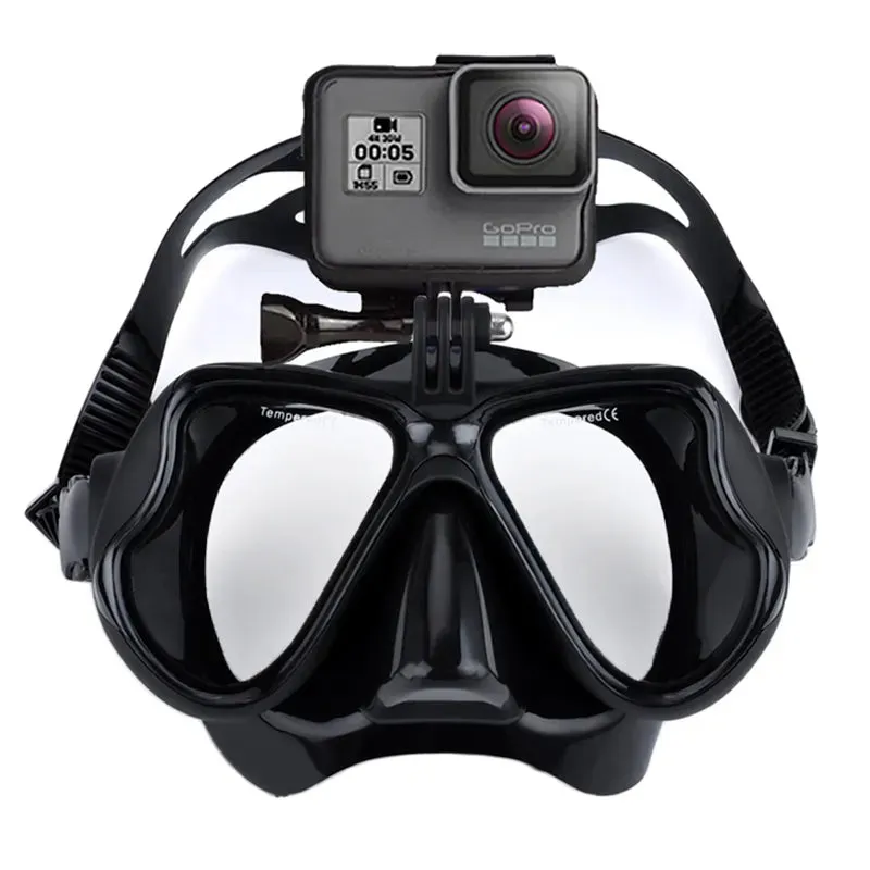 Underwater Diving Mask with GoPro Camera Holder