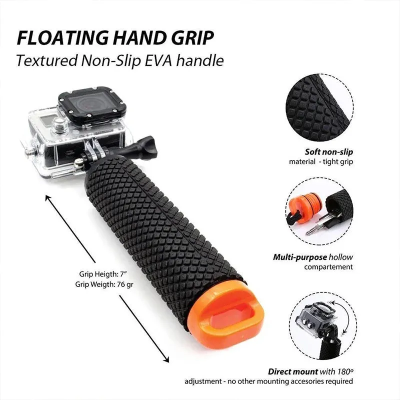 Underwater Floating Hand Grip Monopod Pole