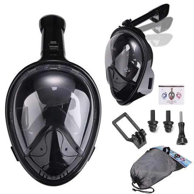 Underwater Scuba Anti Fog Full Face Diving Mask Snorkeling Set Respiratory masks Safe and waterproof Swimming Equipment