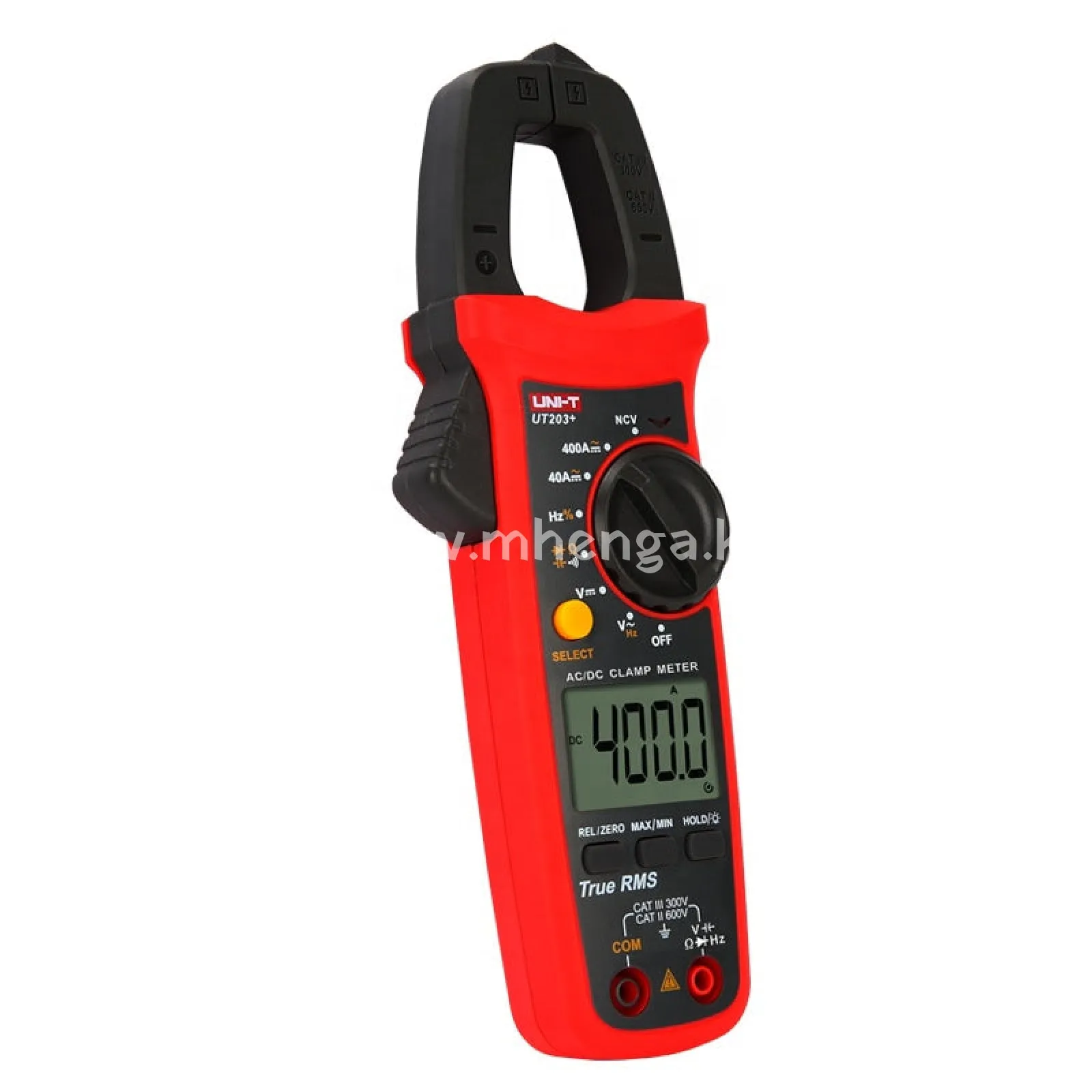 UNI-T UT203   Digital Clamp Meter, True AC Current RMS HVAC Volt Amp Ohm Meter Clamp on Multimeter, Auto Ranging 4,000 Counts NCV AC DC