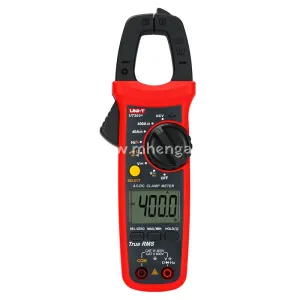 UNI-T UT203   Digital Clamp Meter, True AC Current RMS HVAC Volt Amp Ohm Meter Clamp on Multimeter, Auto Ranging 4,000 Counts NCV AC DC
