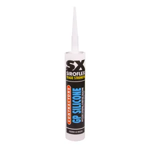 Unicrimp SCONTHMA300C Contractors General Purpose Silicone Adhesive Clear 300ml