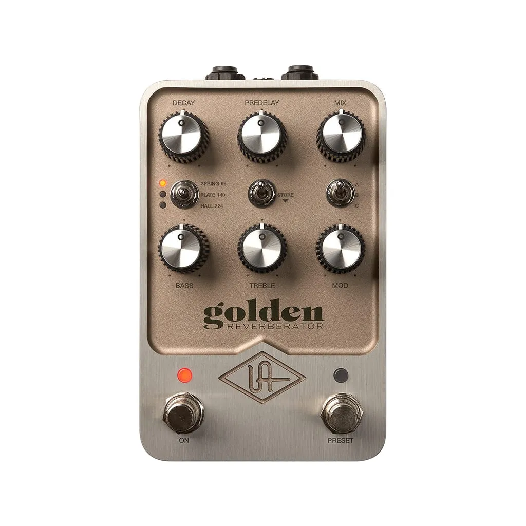 Universal Audio UAFX Golden Reverberator Stereo Effects Pedal