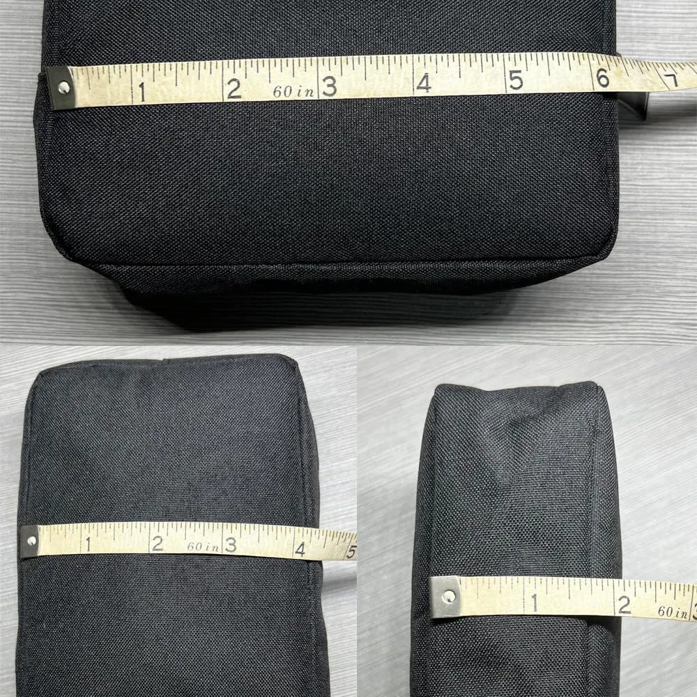 Universal Electronics/Accessories Soft Carrying Case Bag, Durable & Light-Weight,Suitable for Out-Going, Business, Travel and Cosmetics Kit (Small-Black)