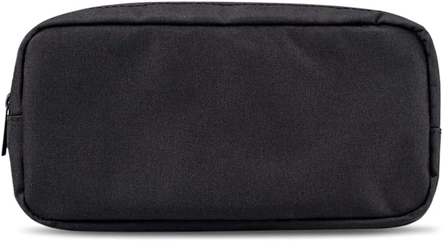 Universal Electronics/Accessories Soft Carrying Case Bag, Durable & Light-Weight,Suitable for Out-Going, Business, Travel and Cosmetics Kit (Small-Black)