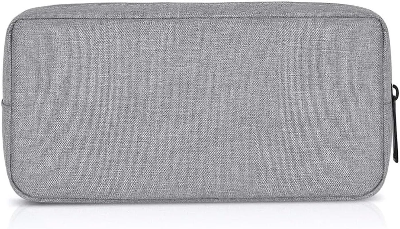 Universal Electronics/Accessories Soft Carrying Case Bag, Durable & Light-Weight,Suitable for Out-Going, Business, Travel and Cosmetics Kit (Small-Black)