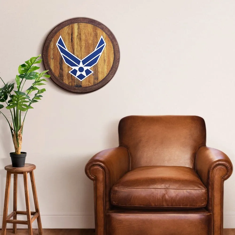 US Air Force: Faux Barrel Wall Sign