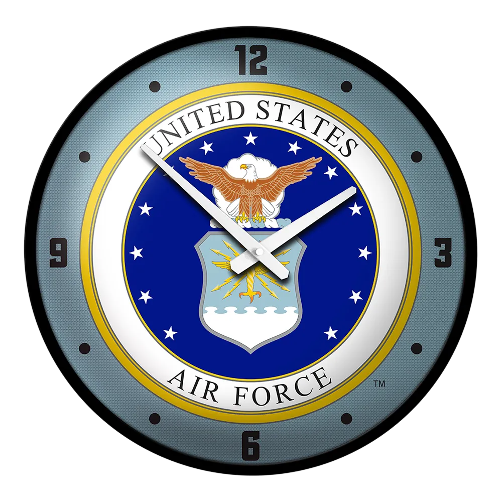 US Air Force: Seal - Modern Disc Wall Clock