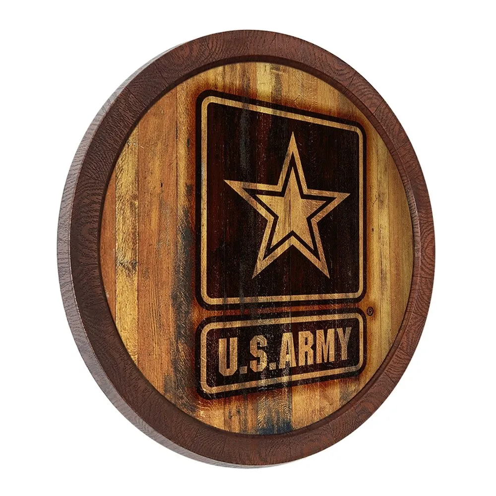 US Army: Branded "Faux" Barrel Top Sign