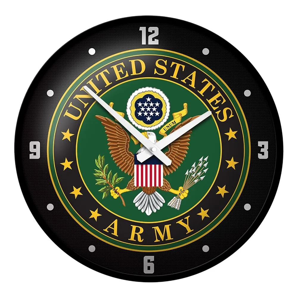 US Army: Modern Disc Wall Clock