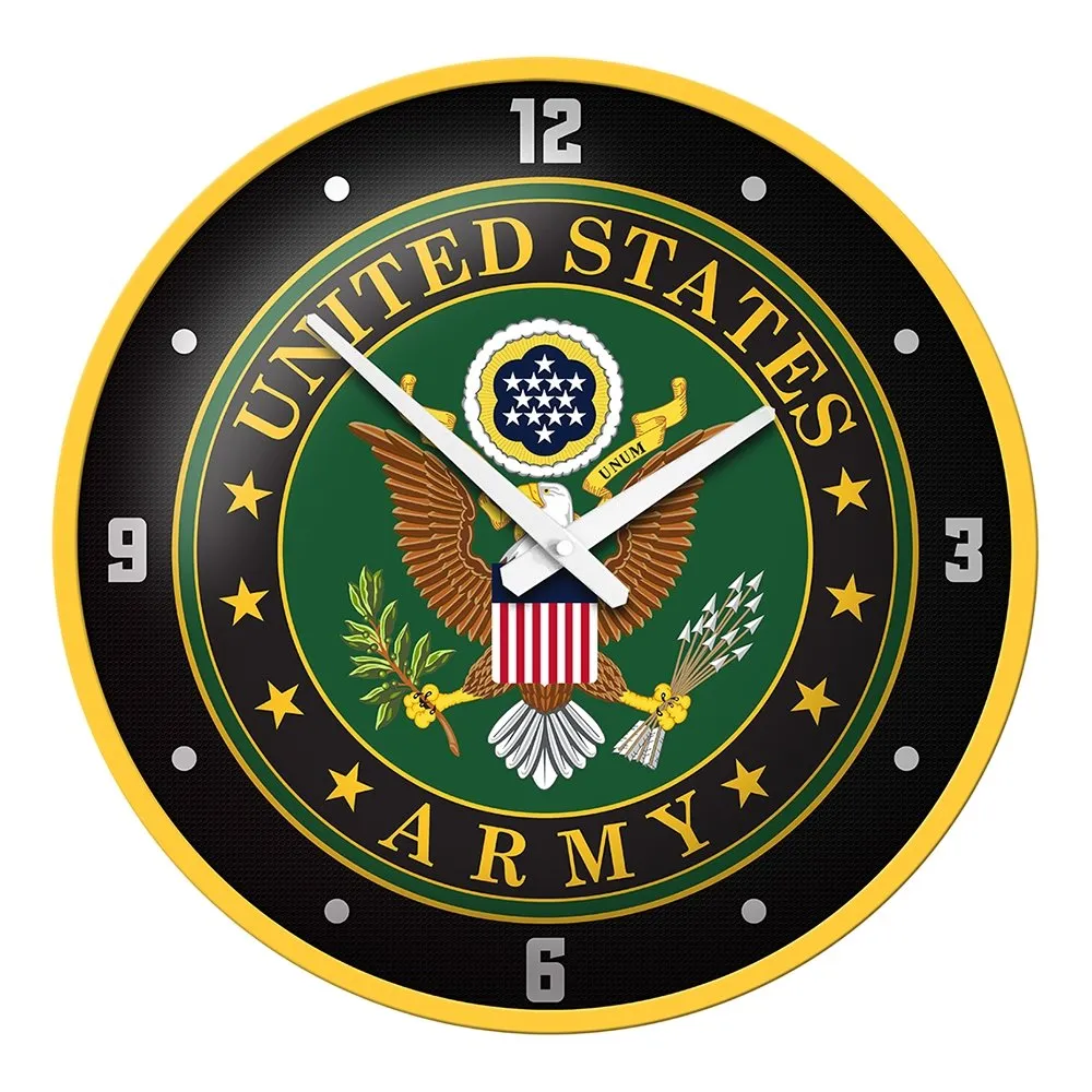 US Army: Modern Disc Wall Clock
