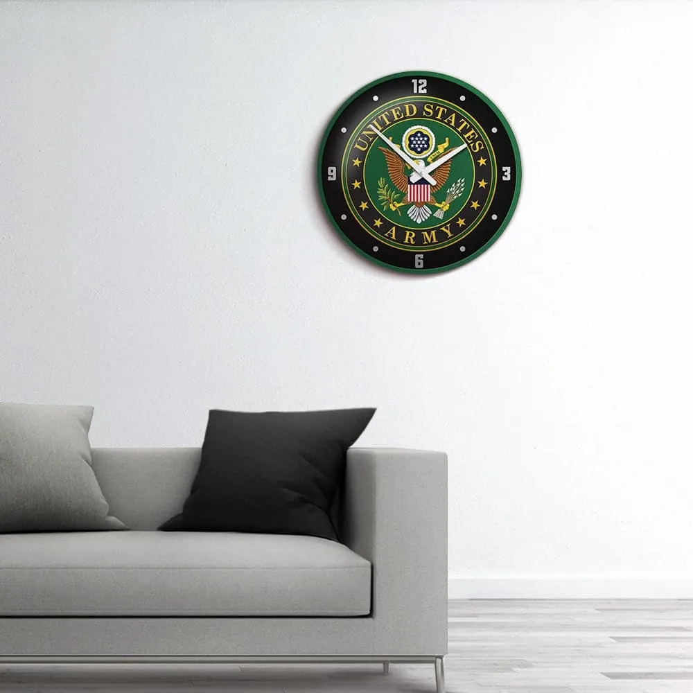 US Army: Modern Disc Wall Clock