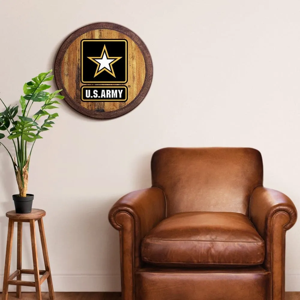 US Army: "Faux" Barrel Top Sign