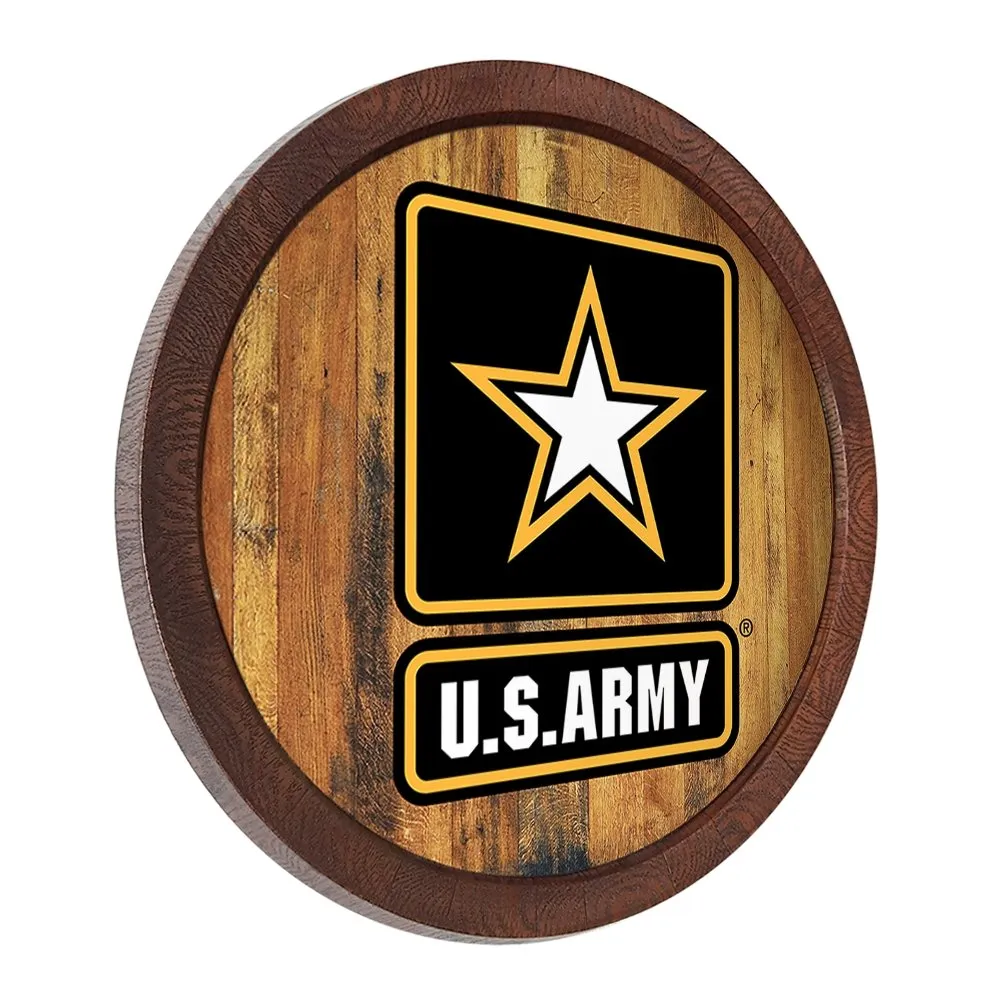 US Army: "Faux" Barrel Top Sign