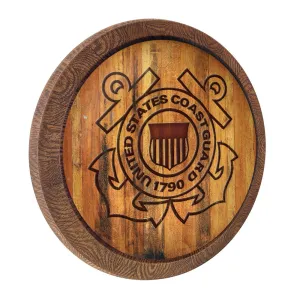 US Coast Guard: Branded "Faux" Barrel Top Sign