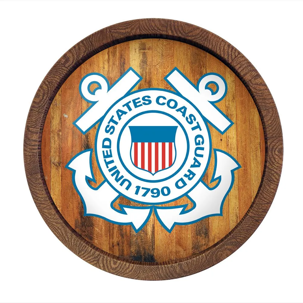 US Coast Guard: "Faux" Barrel Top Sign