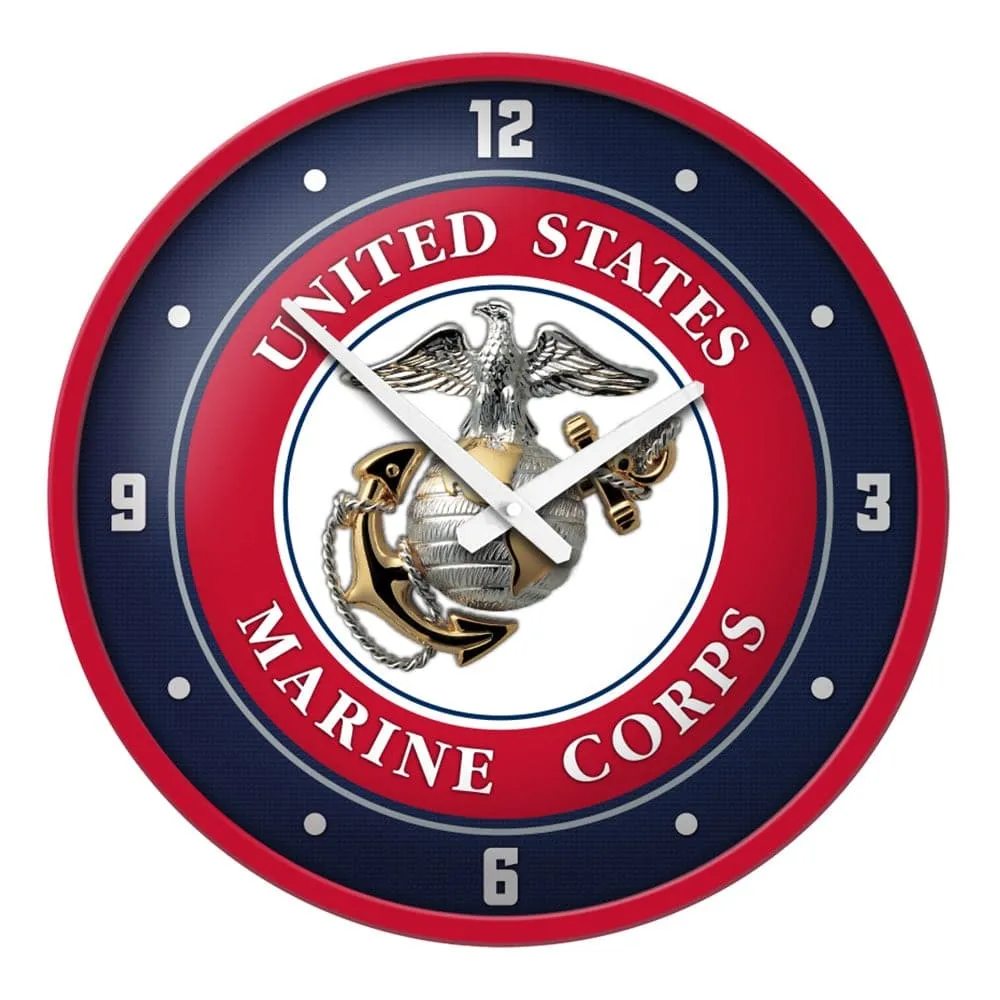 US Marine Corps: Modern Disc Wall Clock