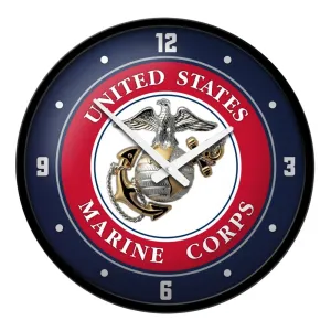 US Marine Corps: Modern Disc Wall Clock