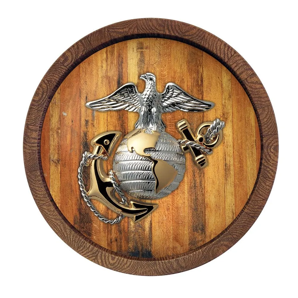 US Marine Corps: "Faux" Barrel Top Sign