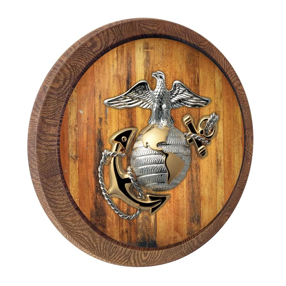 US Marine Corps: "Faux" Barrel Top Sign