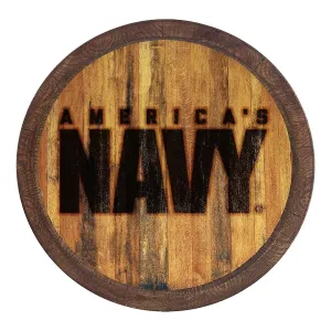 US Navy: Branded "Faux" Barrel Top Sign
