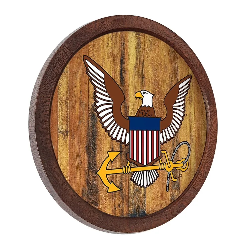 US Navy: Eagle - "Faux" Barrel Top Sign