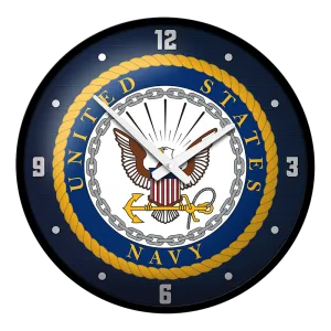US Navy: Modern Disc Wall Clock