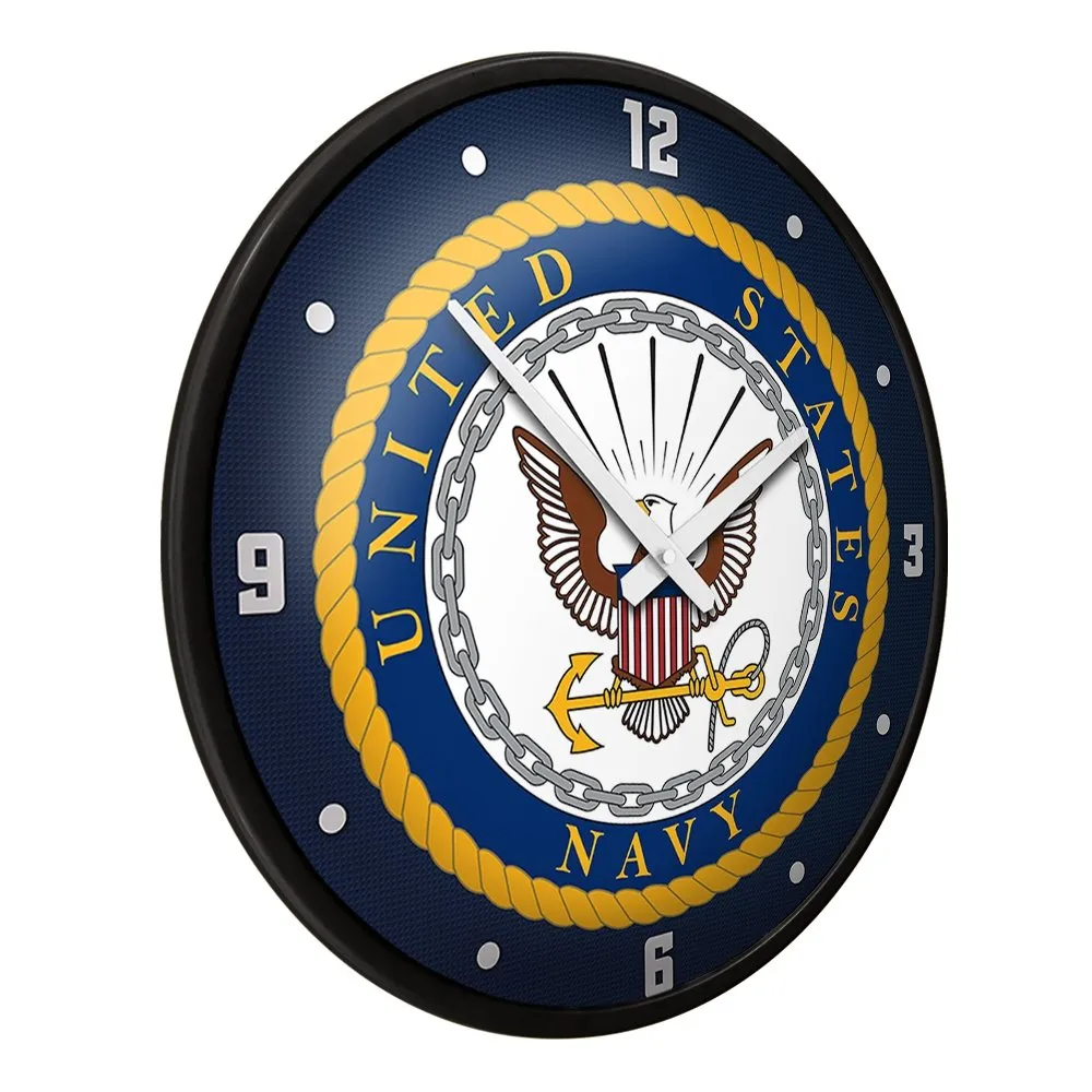 US Navy: Modern Disc Wall Clock