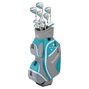 Used! Tour Edge Lady Edge Womens Complete Golf Set Turquoise