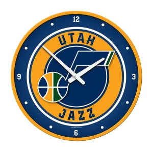 Utah Jazz: Modern Disc Wall Clock
