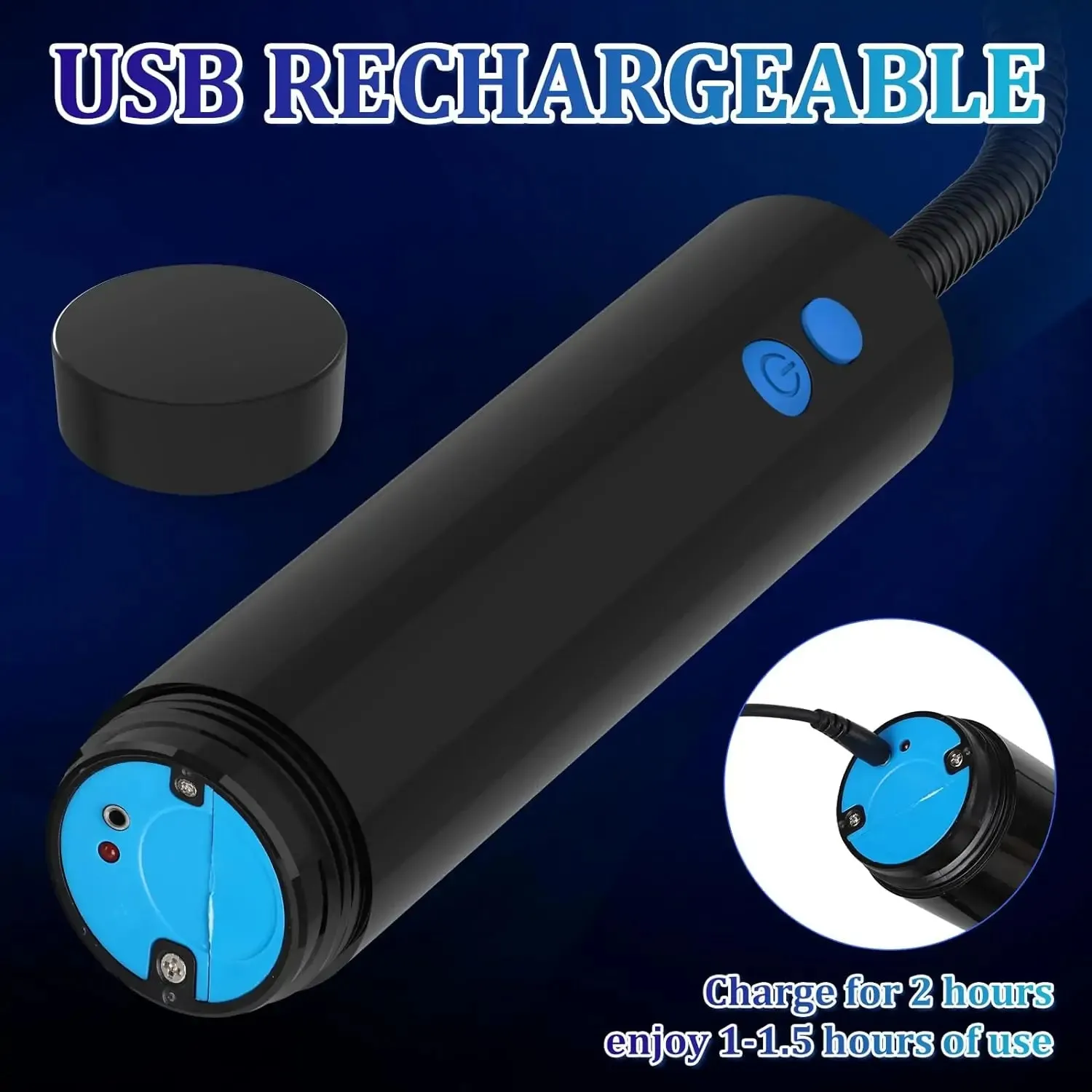 Vacuum Electric Penis Pump Digital Penis Enlarger Growth with Pussy Stroker