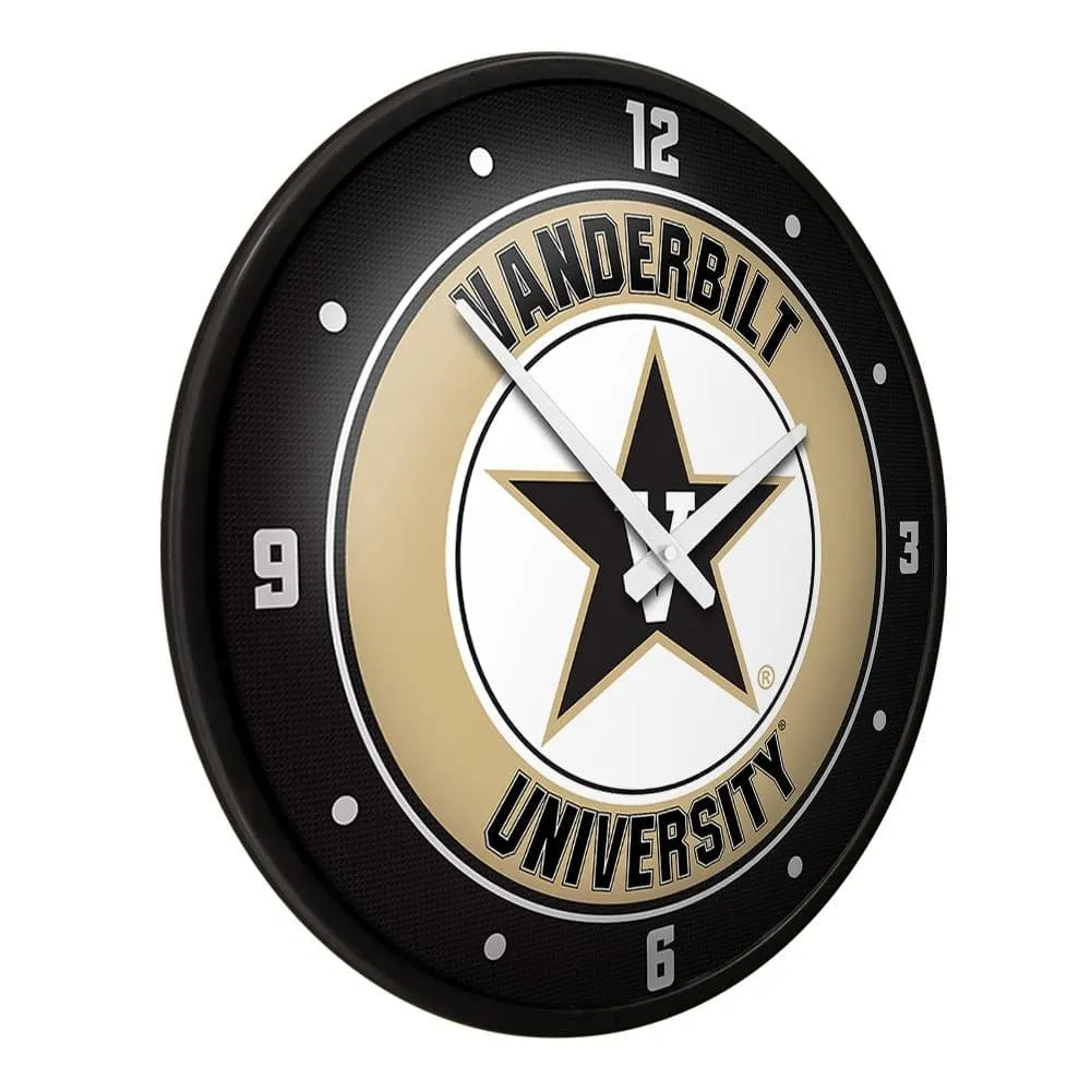 Vanderbilt Commodores: Modern Disc Wall Clock