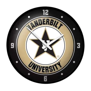 Vanderbilt Commodores: Modern Disc Wall Clock