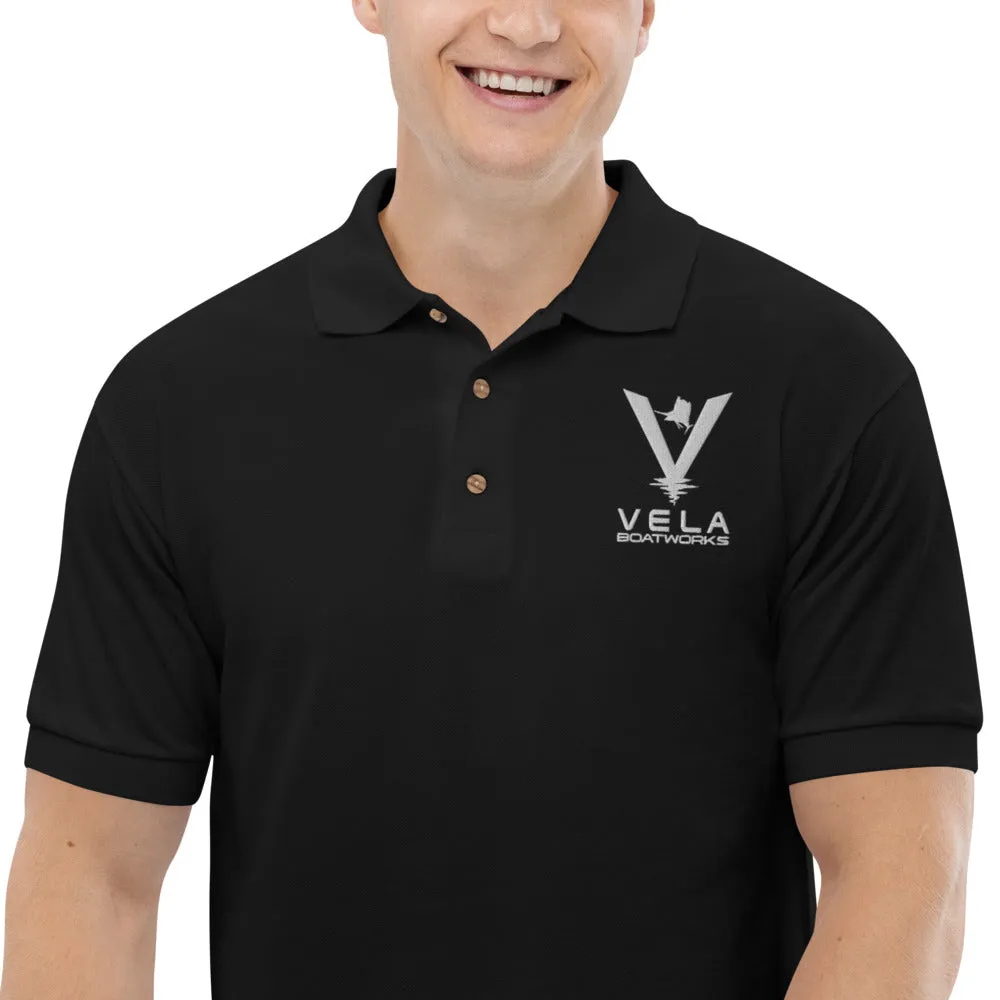 Vela Embroidered Polo Shirt