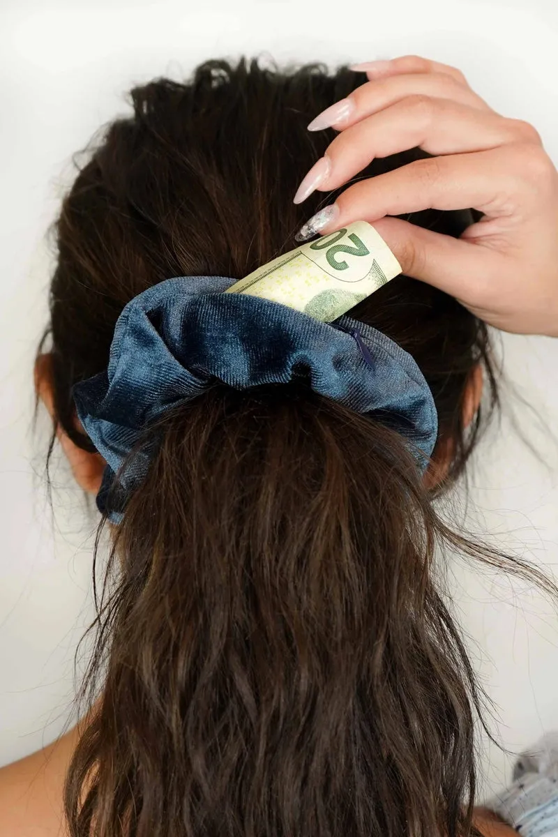 Velvet Pocket Scunchie