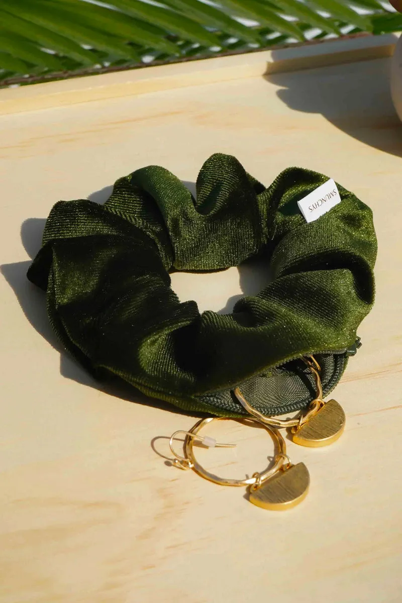 Velvet Pocket Scunchie