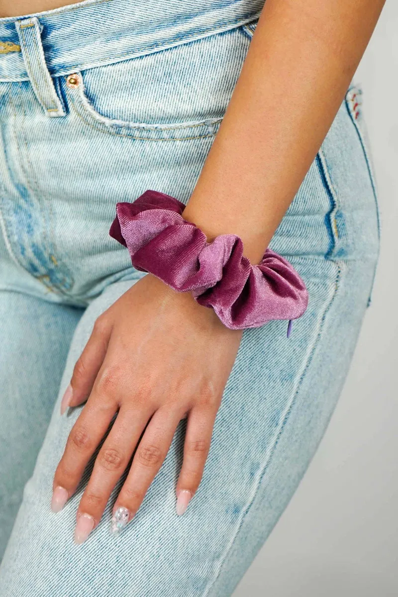 Velvet Pocket Scunchie