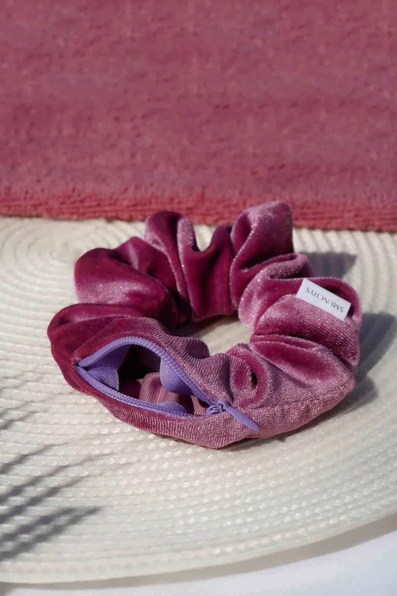Velvet Pocket Scunchie