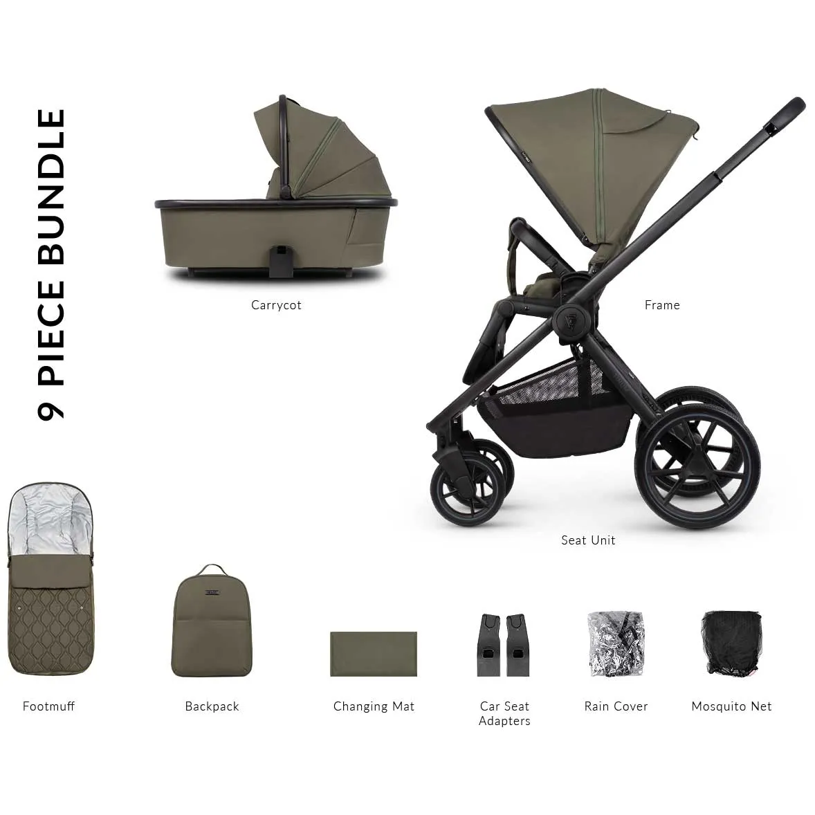 Venicci Tinum Edge 2in1 - Moss
